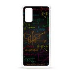 Mathematical-colorful-formulas-drawn-by-hand-black-chalkboard Samsung Galaxy S20 6.2 Inch TPU UV Case Front