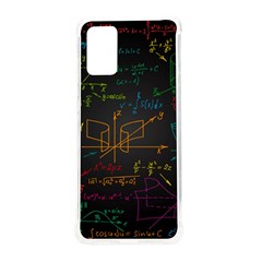 Mathematical-colorful-formulas-drawn-by-hand-black-chalkboard Samsung Galaxy S20plus 6 7 Inch Tpu Uv Case by Salman4z