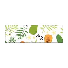 Seamless-tropical-pattern-with-papaya Sticker (bumper)