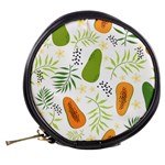 Seamless-tropical-pattern-with-papaya Mini Makeup Bag Back