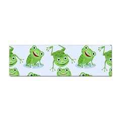 Cute-green-frogs-seamless-pattern Sticker Bumper (100 Pack) by Salman4z