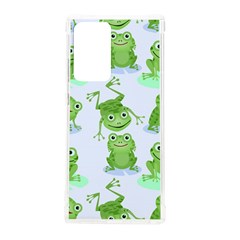 Cute-green-frogs-seamless-pattern Samsung Galaxy Note 20 Ultra Tpu Uv Case by Salman4z