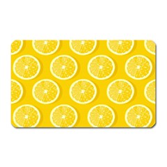 Lemon-fruits-slice-seamless-pattern Magnet (rectangular) by Salman4z