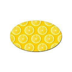 Lemon-fruits-slice-seamless-pattern Sticker Oval (10 Pack) by Salman4z