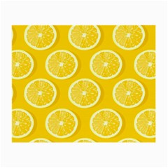 Lemon-fruits-slice-seamless-pattern Small Glasses Cloth by Salman4z