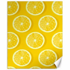 Lemon-fruits-slice-seamless-pattern Canvas 16  X 20  by Salman4z