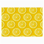 Lemon-fruits-slice-seamless-pattern Large Glasses Cloth Front