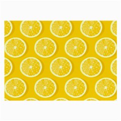 Lemon-fruits-slice-seamless-pattern Large Glasses Cloth (2 Sides) by Salman4z