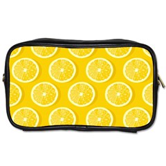 Lemon-fruits-slice-seamless-pattern Toiletries Bag (two Sides) by Salman4z