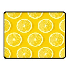 Lemon-fruits-slice-seamless-pattern Fleece Blanket (small) by Salman4z