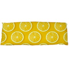 Lemon-fruits-slice-seamless-pattern Body Pillow Case (dakimakura) by Salman4z