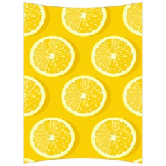 Lemon-fruits-slice-seamless-pattern Back Support Cushion by Salman4z