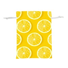 Lemon-fruits-slice-seamless-pattern Lightweight Drawstring Pouch (s) by Salman4z