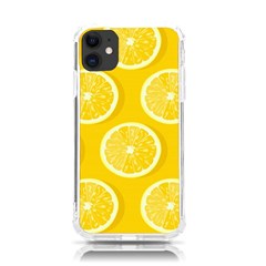 Lemon-fruits-slice-seamless-pattern Iphone 11 Tpu Uv Print Case by Salman4z