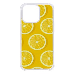 Lemon-fruits-slice-seamless-pattern Iphone 13 Pro Tpu Uv Print Case