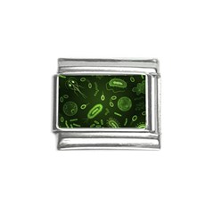 Bacteria-virus-seamless-pattern-inversion Italian Charm (9mm) by Salman4z