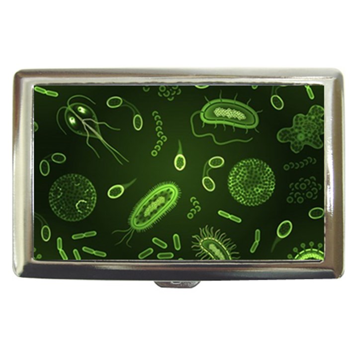 Bacteria-virus-seamless-pattern-inversion Cigarette Money Case