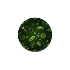 Bacteria-virus-seamless-pattern-inversion Golf Ball Marker by Salman4z