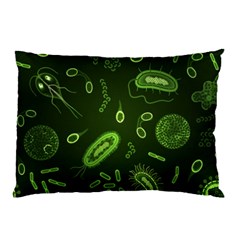 Bacteria-virus-seamless-pattern-inversion Pillow Case by Salman4z