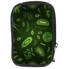 Bacteria-virus-seamless-pattern-inversion Compact Camera Leather Case by Salman4z