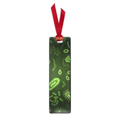 Bacteria-virus-seamless-pattern-inversion Small Book Marks by Salman4z