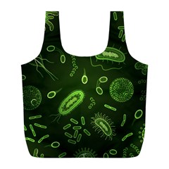 Bacteria-virus-seamless-pattern-inversion Full Print Recycle Bag (l) by Salman4z