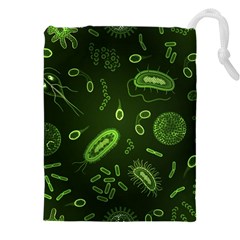 Bacteria-virus-seamless-pattern-inversion Drawstring Pouch (4XL)