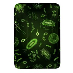 Bacteria-virus-seamless-pattern-inversion Rectangular Glass Fridge Magnet (4 Pack)