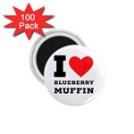 I love blueberry muffin 1.75  Magnets (100 pack)  Front