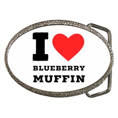 I Love Blueberry Muffin Belt Buckles by ilovewhateva