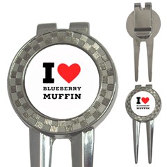 I Love Blueberry Muffin 3-in-1 Golf Divots by ilovewhateva