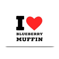 I Love Blueberry Muffin Plate Mats by ilovewhateva