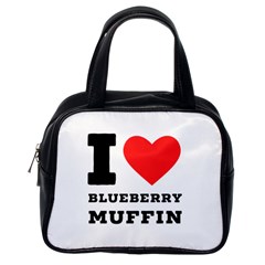 I Love Blueberry Muffin Classic Handbag (one Side) by ilovewhateva