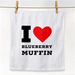 I love blueberry muffin Face Towel Front