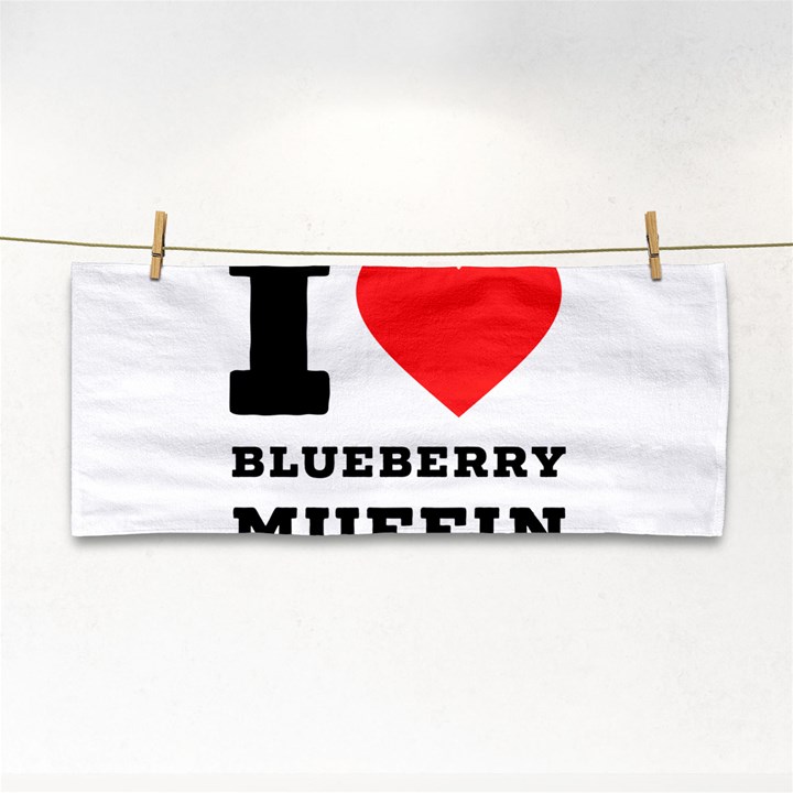 I love blueberry muffin Hand Towel