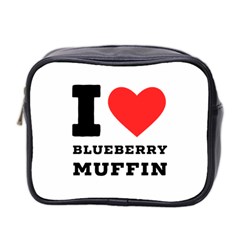 I Love Blueberry Muffin Mini Toiletries Bag (two Sides) by ilovewhateva