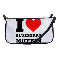 I Love Blueberry Muffin Shoulder Clutch Bag by ilovewhateva