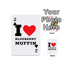 I Love Blueberry Muffin Playing Cards 54 Designs (mini) by ilovewhateva