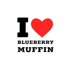 I Love Blueberry Muffin Play Mat (square) by ilovewhateva