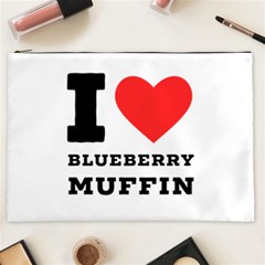 I Love Blueberry Muffin Cosmetic Bag (xxl) by ilovewhateva