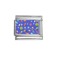 Virus-seamless-pattern Italian Charm (9mm) by Salman4z