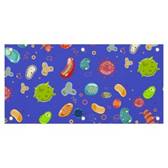 Virus-seamless-pattern Banner and Sign 6  x 3 