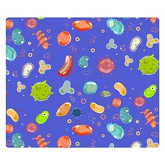 Virus-seamless-pattern Premium Plush Fleece Blanket (Small)