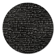 Math-equations-formulas-pattern Magnet 5  (round)