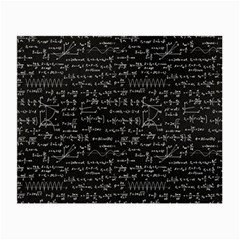 Math-equations-formulas-pattern Small Glasses Cloth by Salman4z