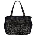 Math-equations-formulas-pattern Oversize Office Handbag (2 Sides) Front