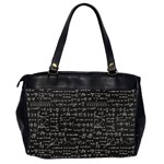 Math-equations-formulas-pattern Oversize Office Handbag (2 Sides) Back