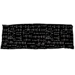 Math-equations-formulas-pattern Body Pillow Case (dakimakura) by Salman4z