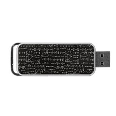 Math-equations-formulas-pattern Portable Usb Flash (one Side) by Salman4z