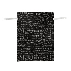 Math-equations-formulas-pattern Lightweight Drawstring Pouch (l) by Salman4z